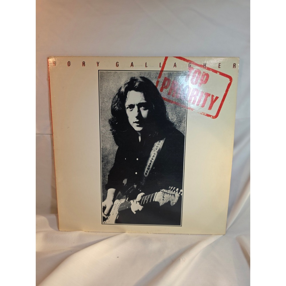 Rory Gallagher Top Priority Vinyl LP Chrysalis CHR 1235 Blues Rock 1979 Pressing